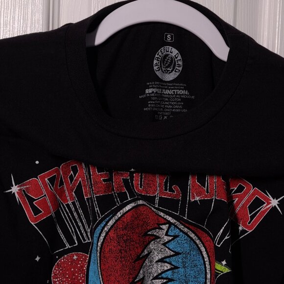 Grateful Dead 1978 Red Rocks USED Shirt (S, Black, Ripple Junction, Rock, 2022) - Picture 3 of 7
